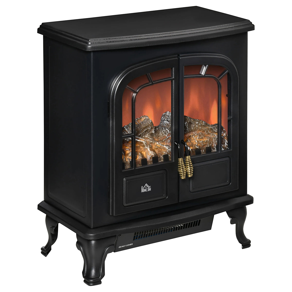 Homcom 2kW Double Door Electric Fireplace