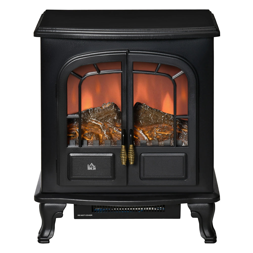 Homcom 2kW Double Door Electric Fireplace