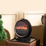 HOMCOM Freestanding Table Top Electric Fireplace