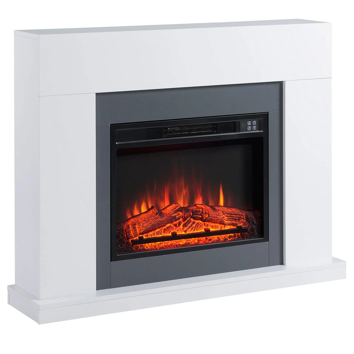 Homcom 2kW Electric Fireplace Suite