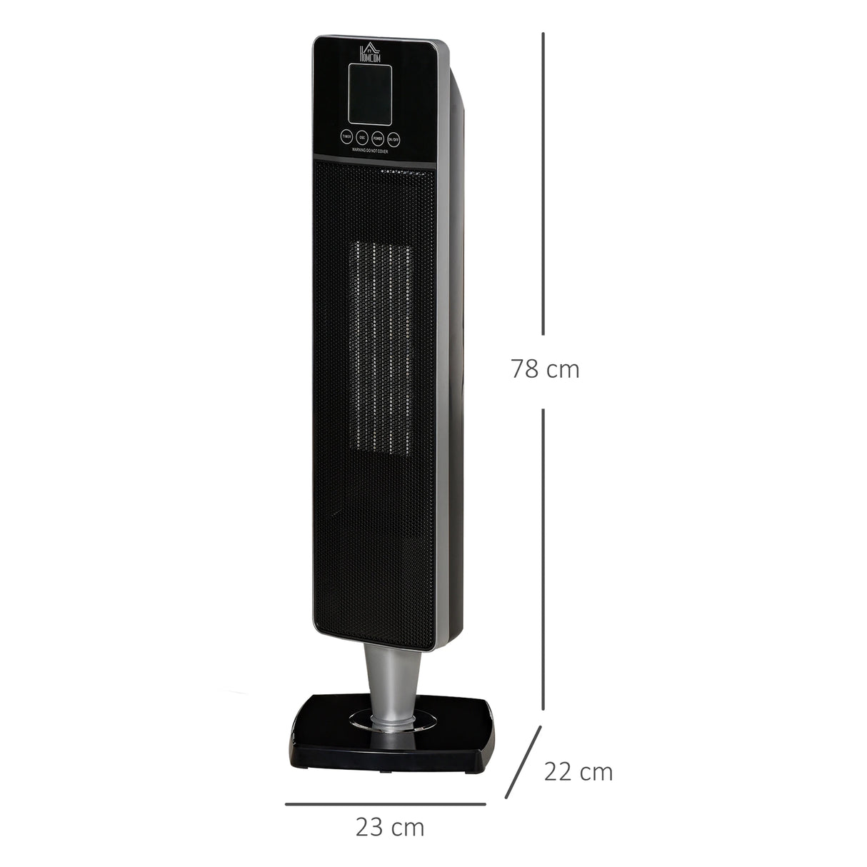 Homcom 2kW 60° Ceramic Tower Electric Heater