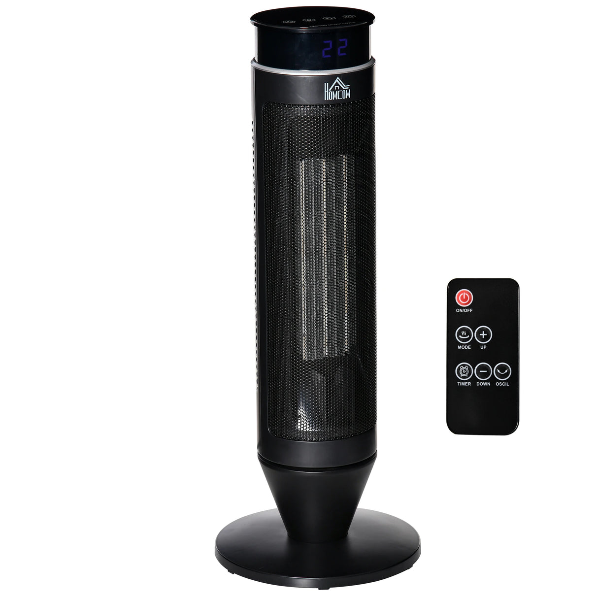 Homcom Dual-Power Ceramic Tower Heater