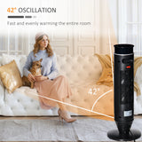 Homcom Dual-Power Ceramic Tower Heater