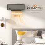 Homcom 2kW Wall Mounted Heater
