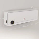 HOMCOM Downflow Dual-Power Wall Mounted Heater