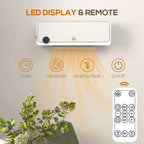 Homcom 2kW Wall Mounted Heater