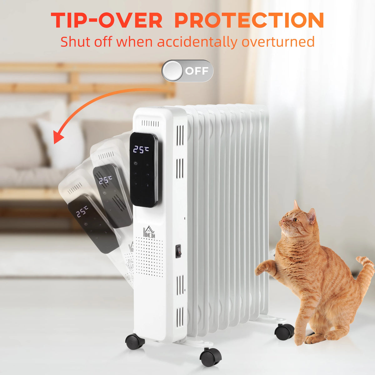 Homcom 2kW Oil Filled Radiator