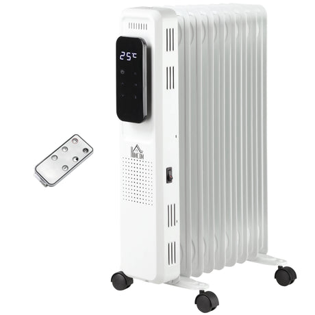 Homcom 2kW Portable Oil Filled 9-Fin Radiator