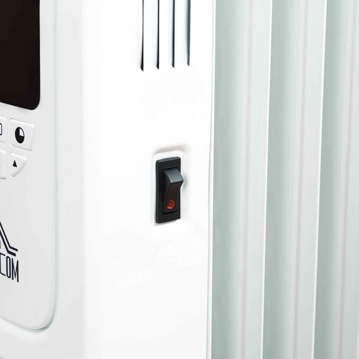 Homcom 1.5kW Portable Oil Filled Seven-Fin Radiator