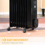 Homcom 2kW Portable Oil Filled Radiator