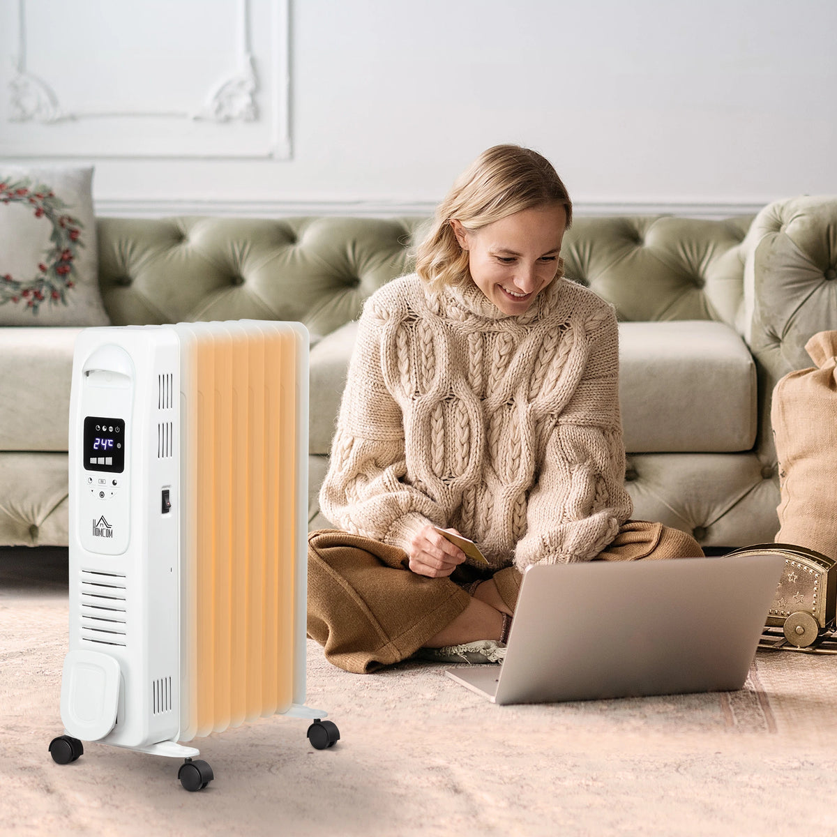 Homcom 2kW Oil Filled Radiator