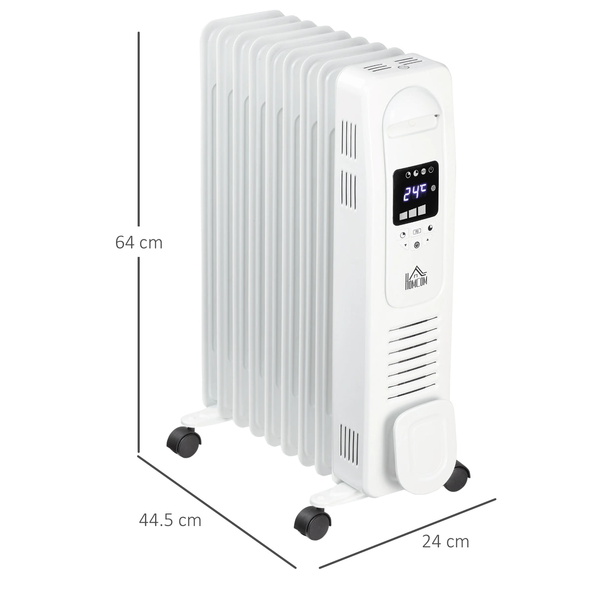 Homcom 2kW Portable Oil Filled Radiator