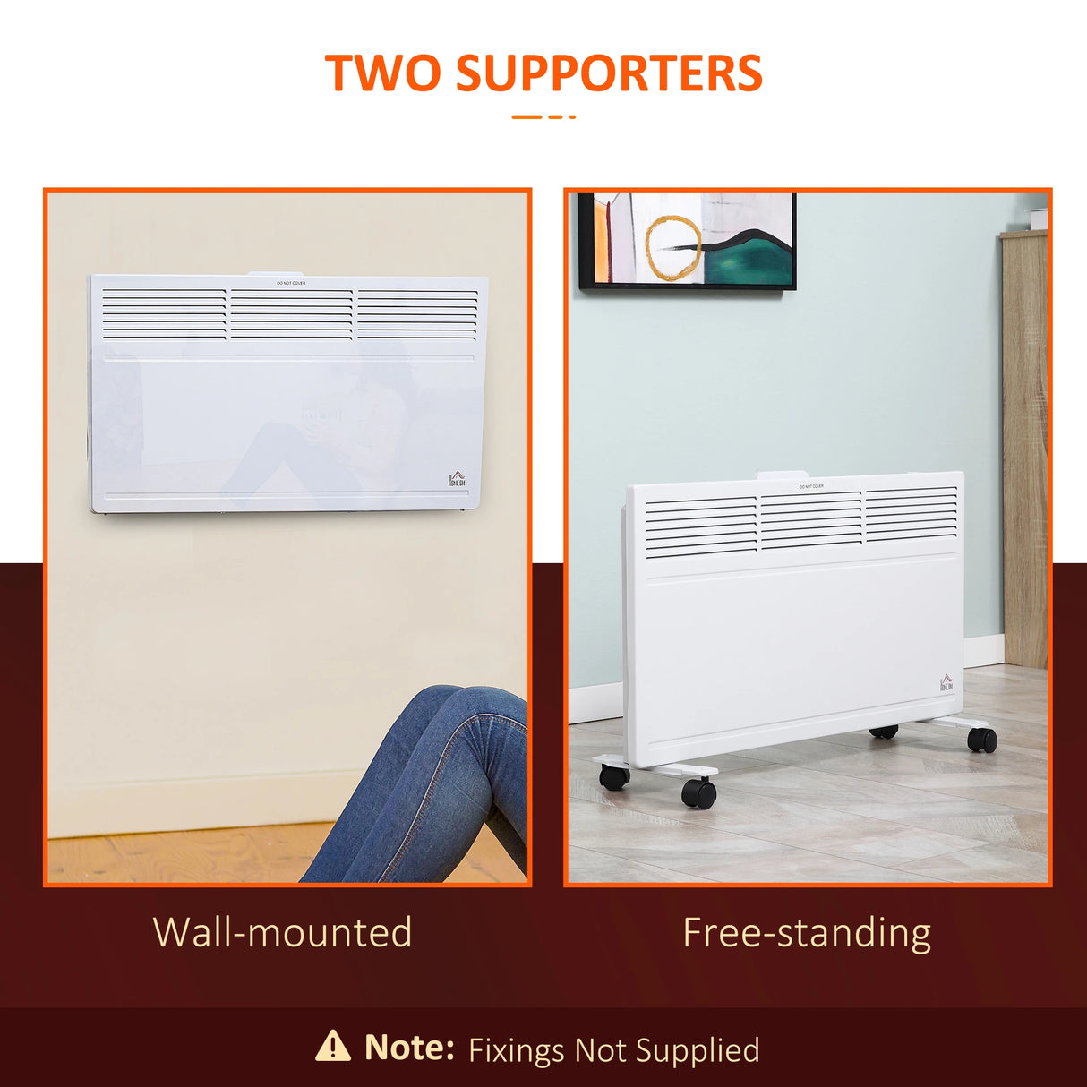 Homcom 1.3kW Convector Radiator