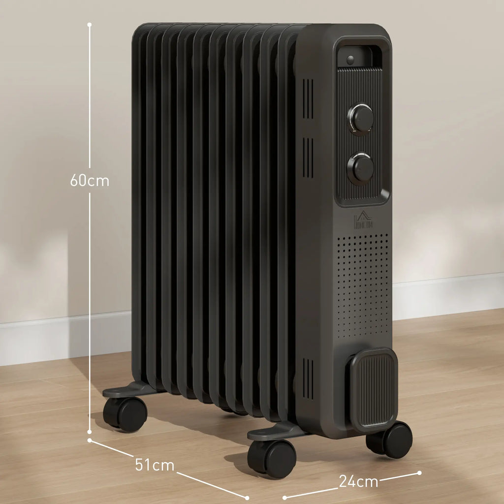 Homcom 2.5kW Oil Filled Radiator