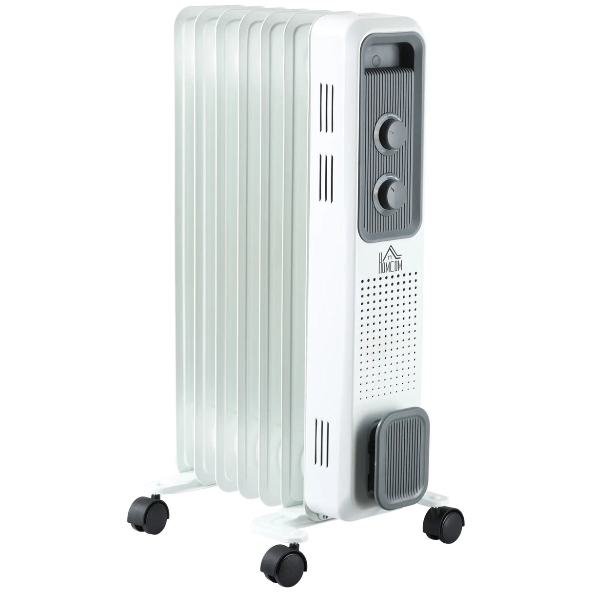 Homcom 1.5kW Portable Oil Filled 7-Fin Radiator