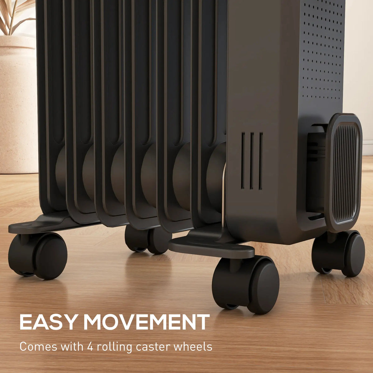 Homcom 1.5kW Portable Oil Filled Radiator