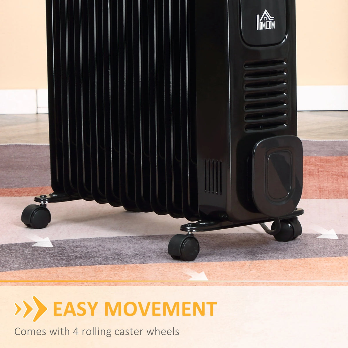 Homcom 2.5kW Oil Filled Radiator