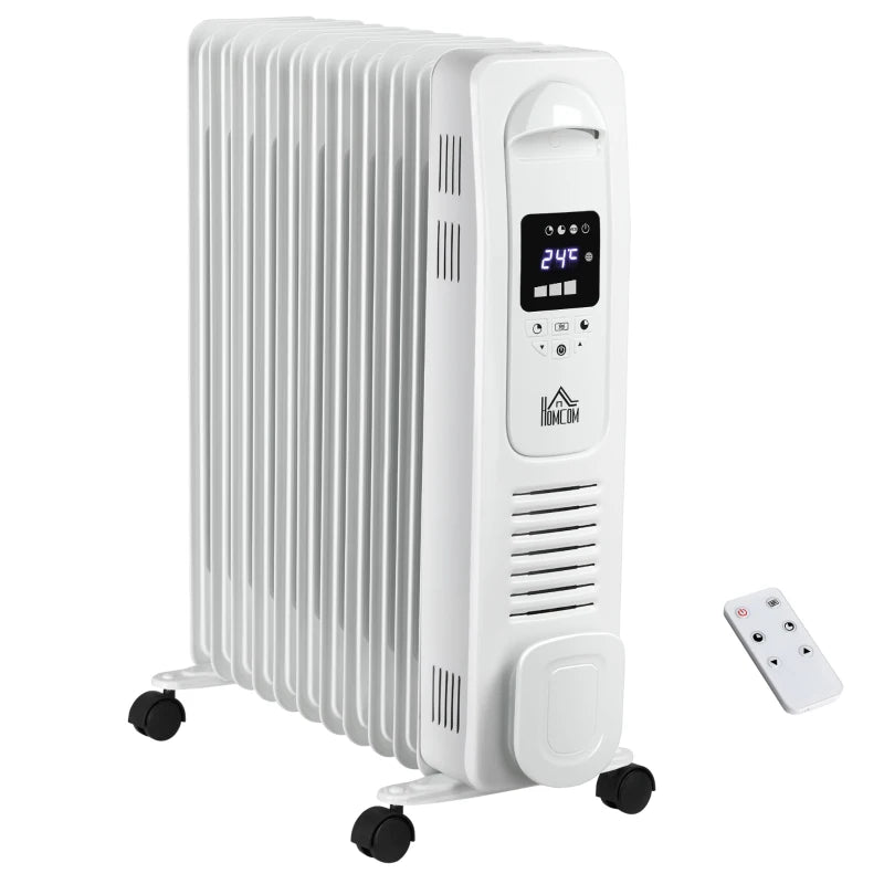 Homcom 2.5kW Portable Oil Filled Radiator