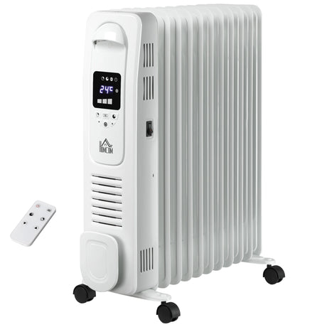 Homcom 2.5kW Portable Oil Filled Radiator