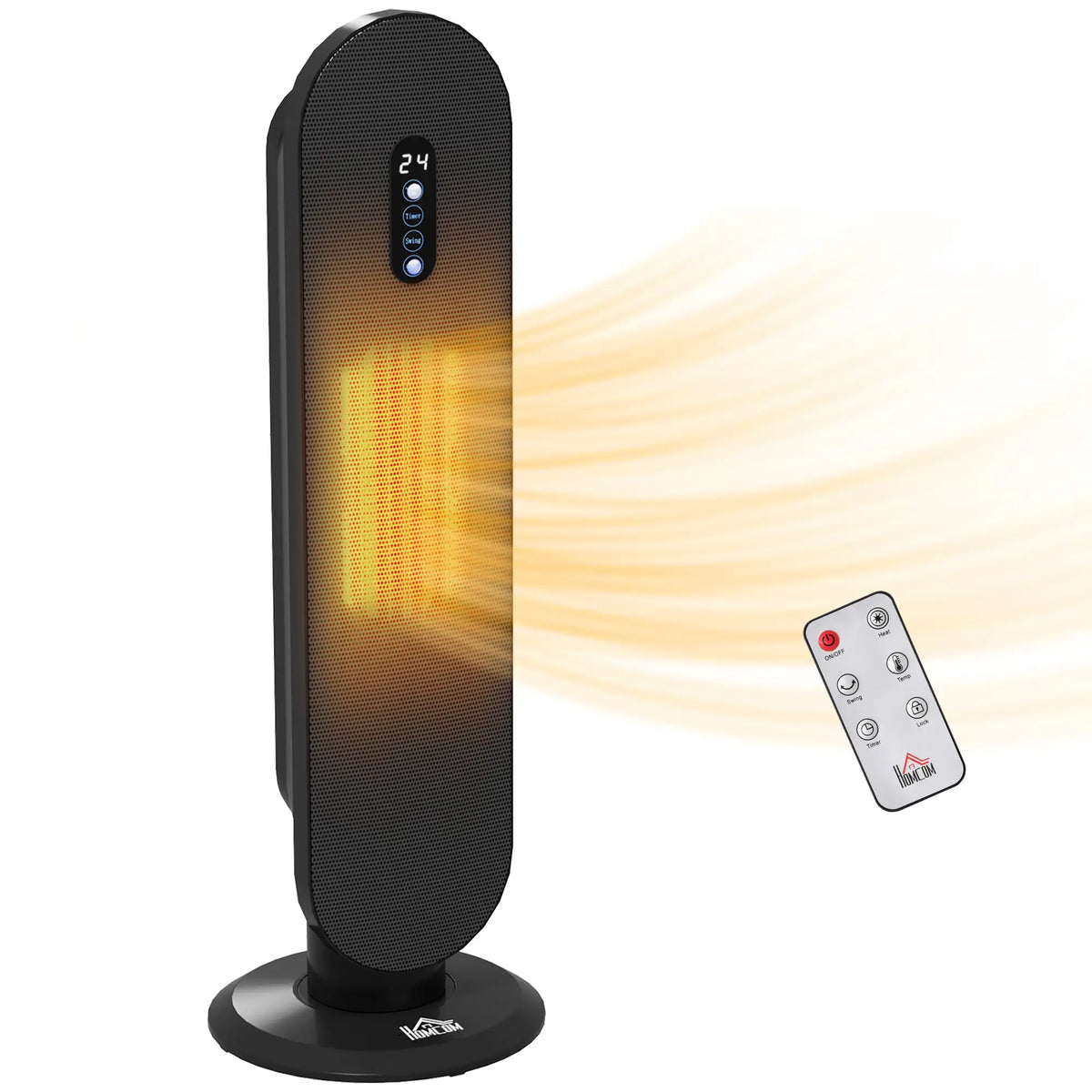 Homcom 2kW Portable Fan Heater