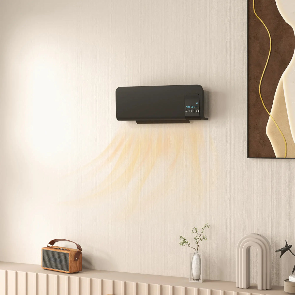 Homcom 2kW Wall Mounted Heater