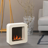 HOMCOM Wall Mounted Ethanol Fireplace with 1L Tank