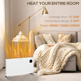 Homcom 2kw Convector Heater with 3 Heat Settings