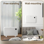 Homcom 1.2kW Free Standing / Wall Mounted Heater