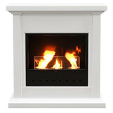 HOMCOM Bioethanol Fireplace with Mantelpiece