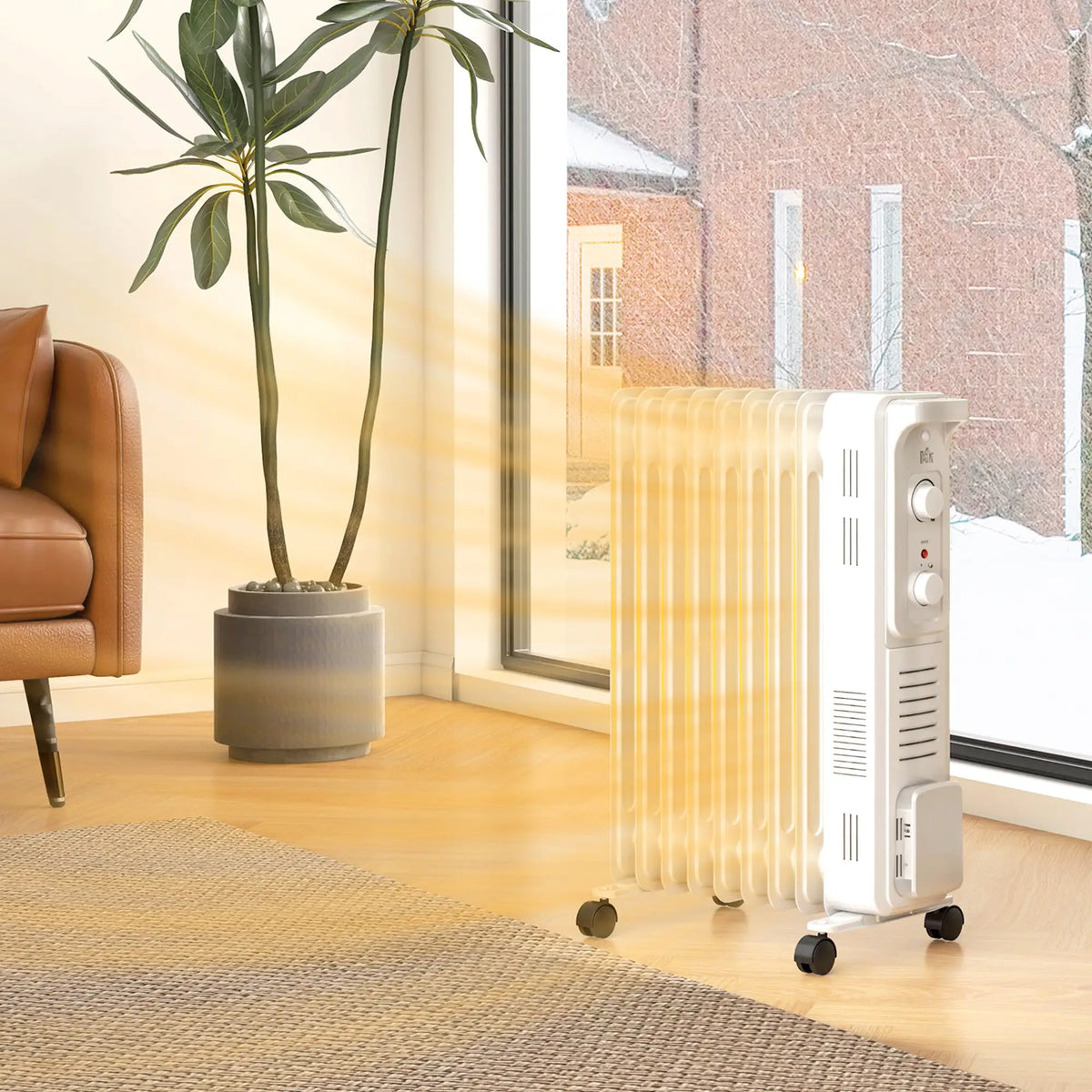 Homcom 2kW Oil Filled Radiator