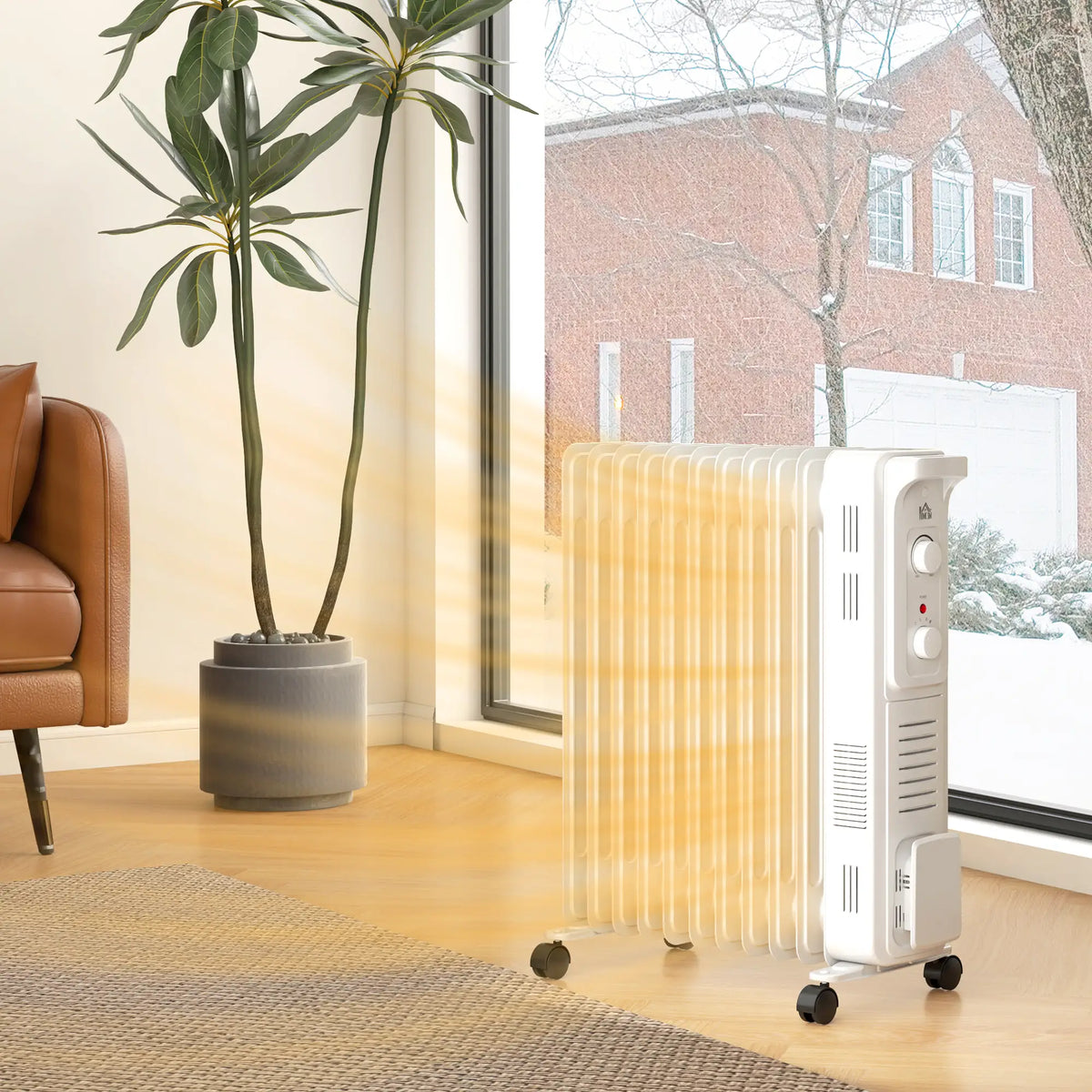 Homcom 2.5kW Oil Filled Radiator