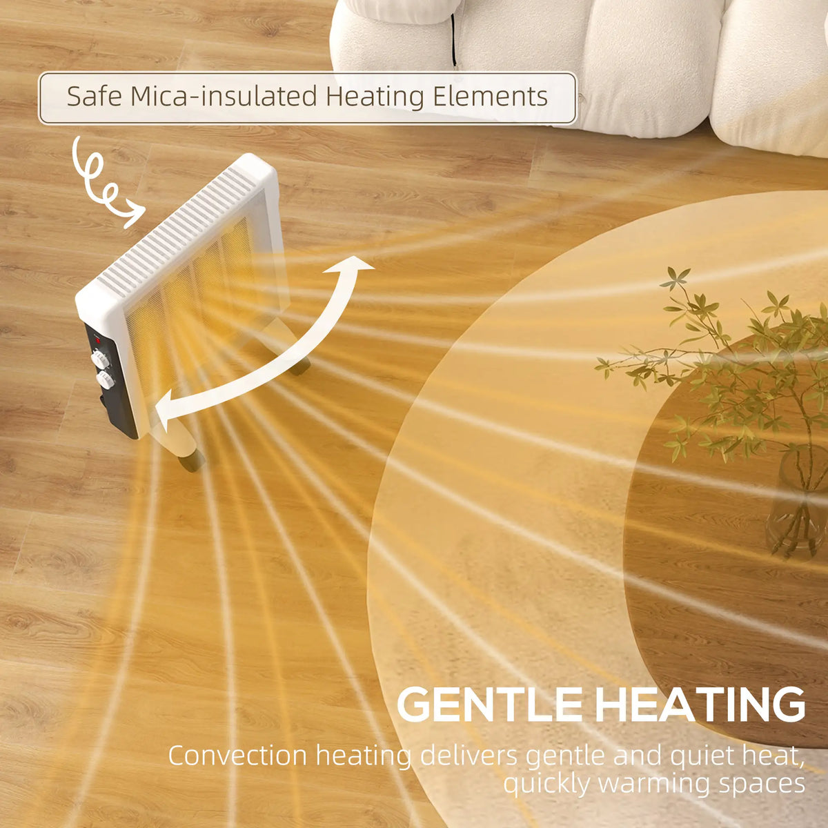 Homcom 2kW Panel Heater