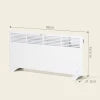 Homcom 2kw Convector Heater (White)