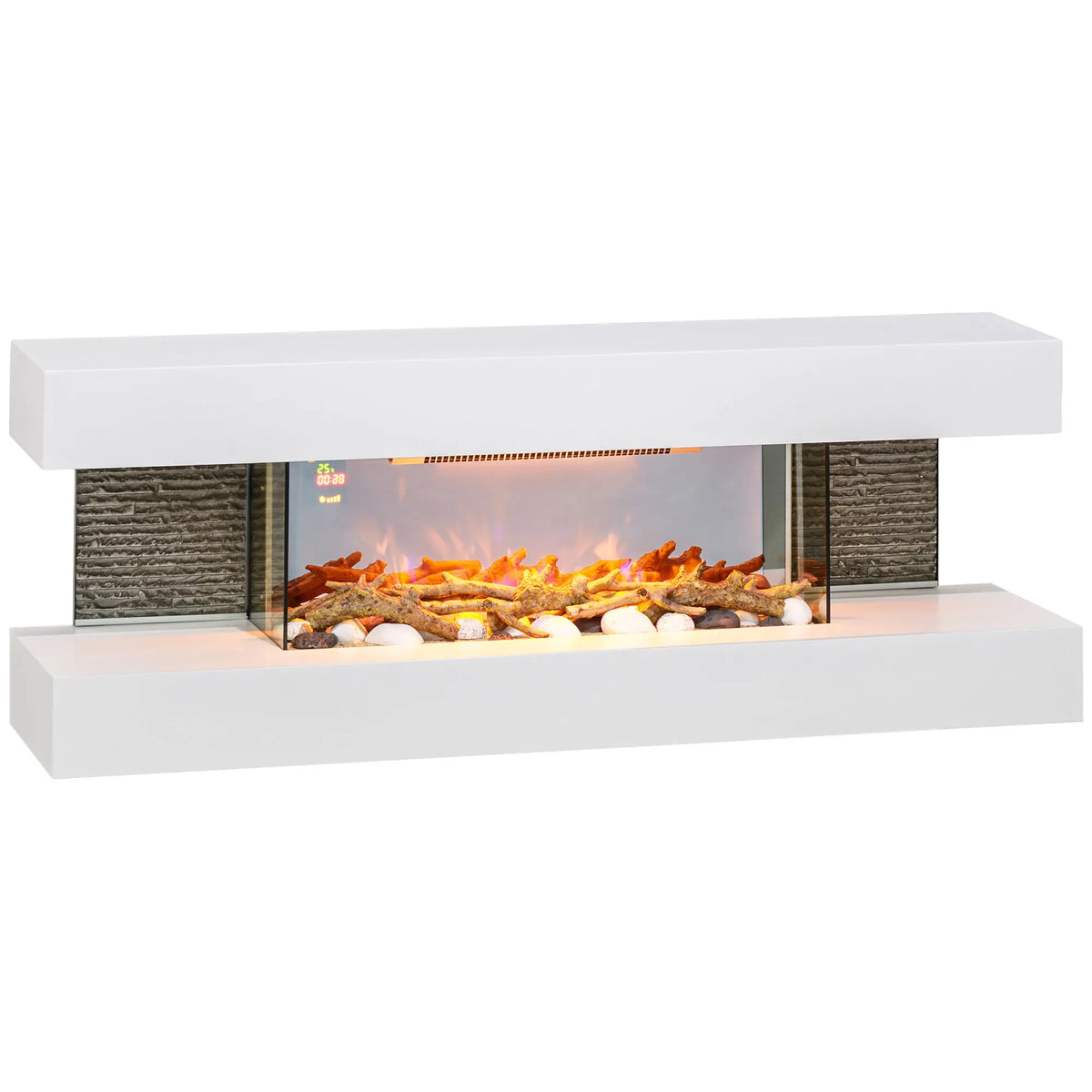 Homcom 2kW 120cm Electric Fireplace