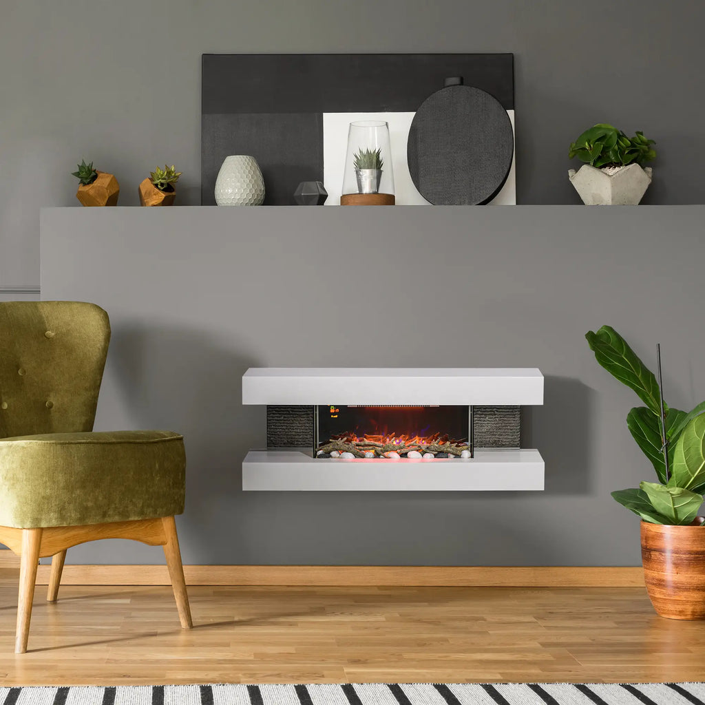 Homcom 2kW 120cm Electric Fireplace
