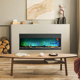 Homcom 1.8 kW Electric Fireplace with Adjustable Flame