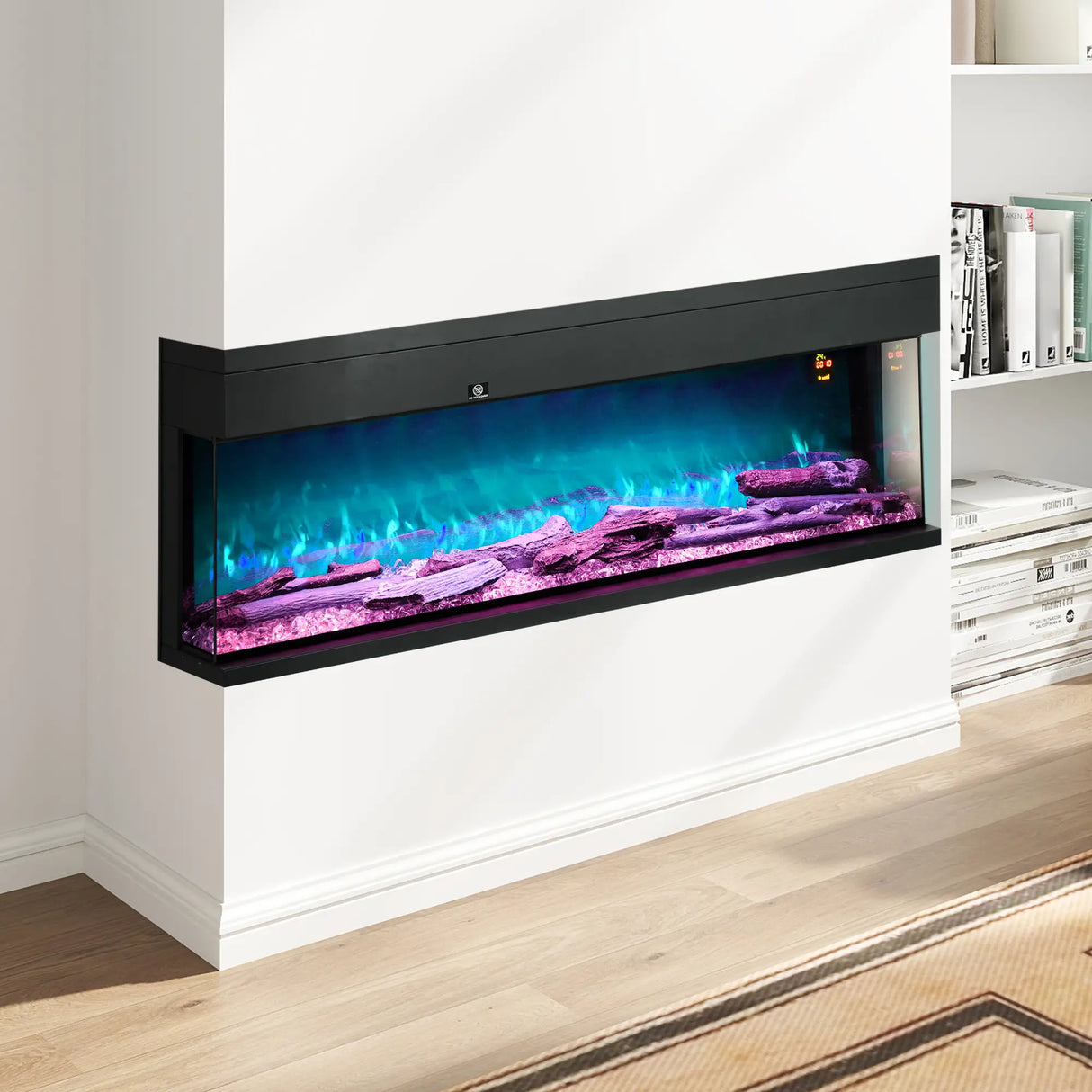 Homcom 1.8kW Electric Fireplace