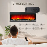 Homcom 1.8kW Electric Fireplace