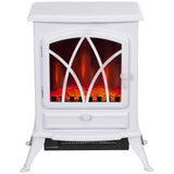 Homcom Dual-Power Electric Fireplace