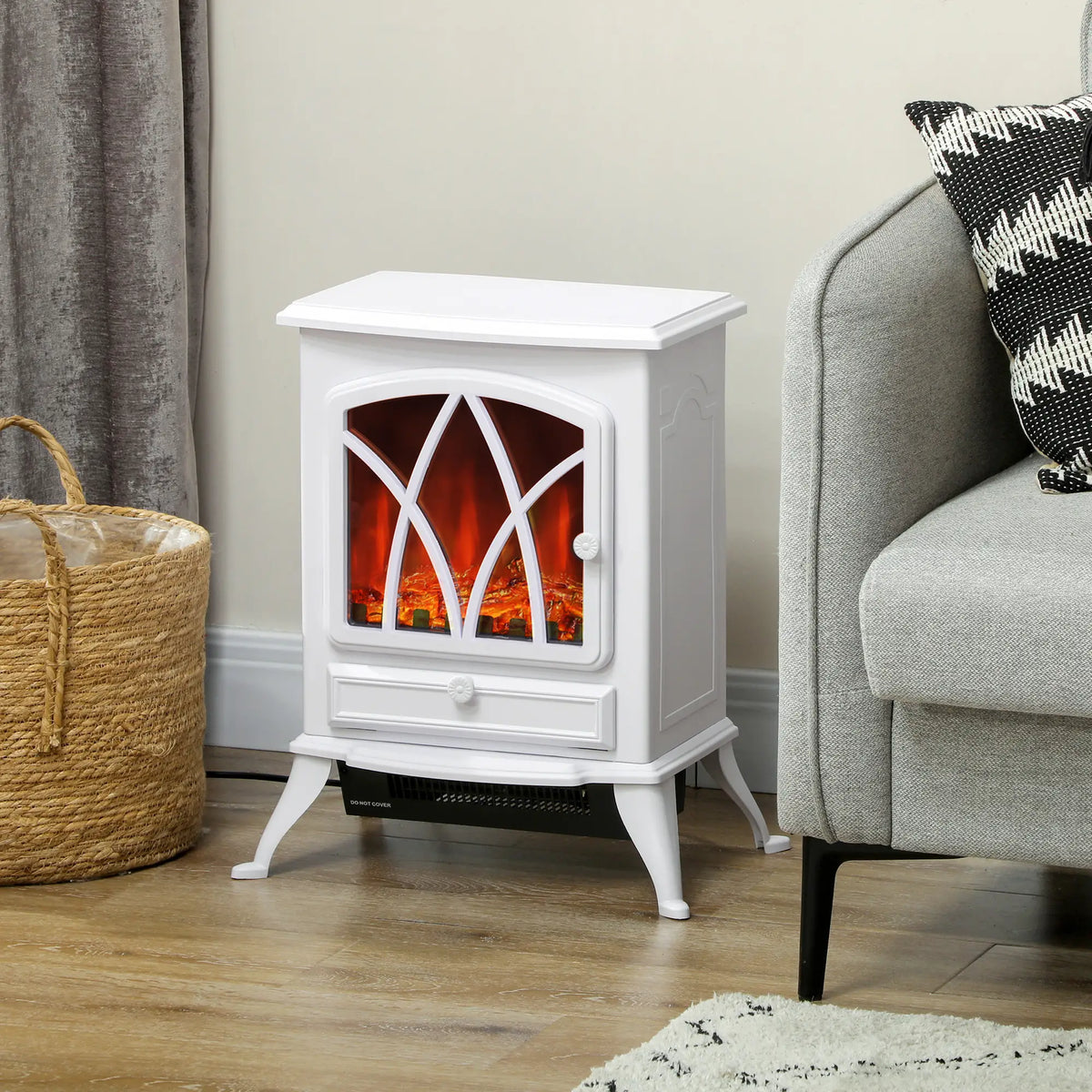 Homcom 2kW Freestanding Electric Fireplace