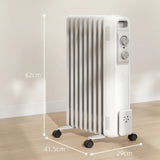 Homcom 2kW Portable Oil Filled Radiator