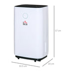 Homcom 16m² 16L/Day Dehumidifier
