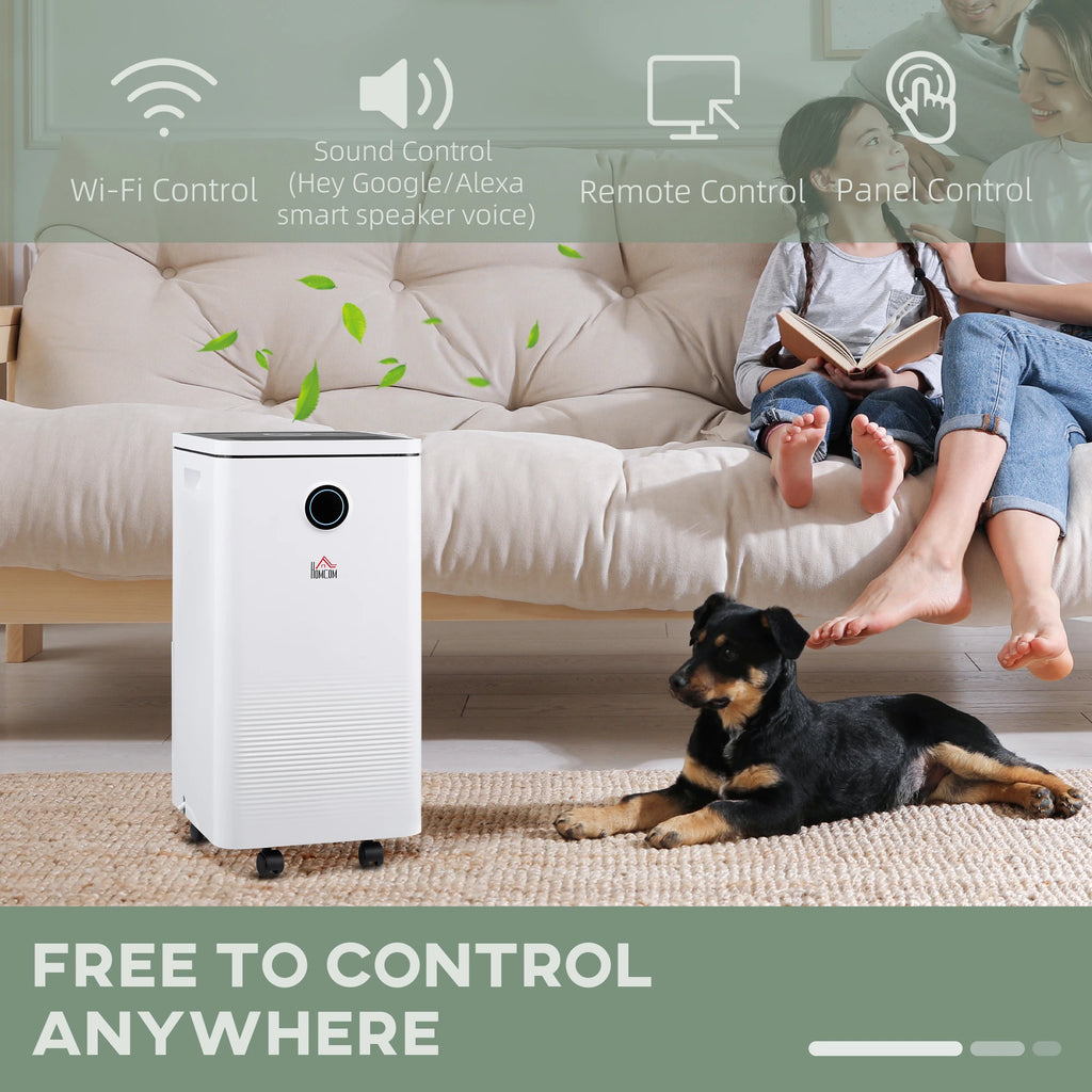 Homcom 2.5L Tank 10L/Day Dehumidifier