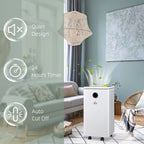 Homcom 2.5L Tank 10L/Day Dehumidifier