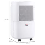 Homcom 2.2L Tank 10L/Day Dehumidifier