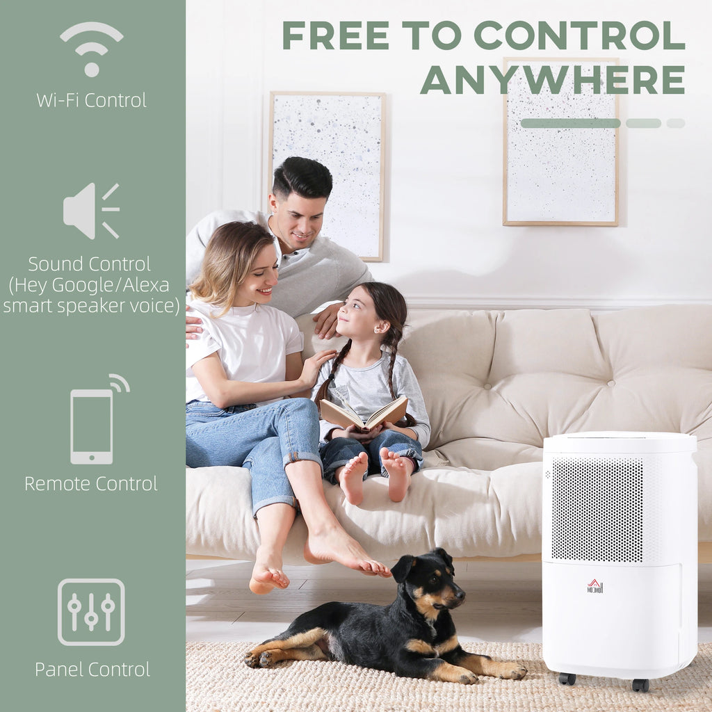 Homcom 2.2L Tank 10L/Day Dehumidifier
