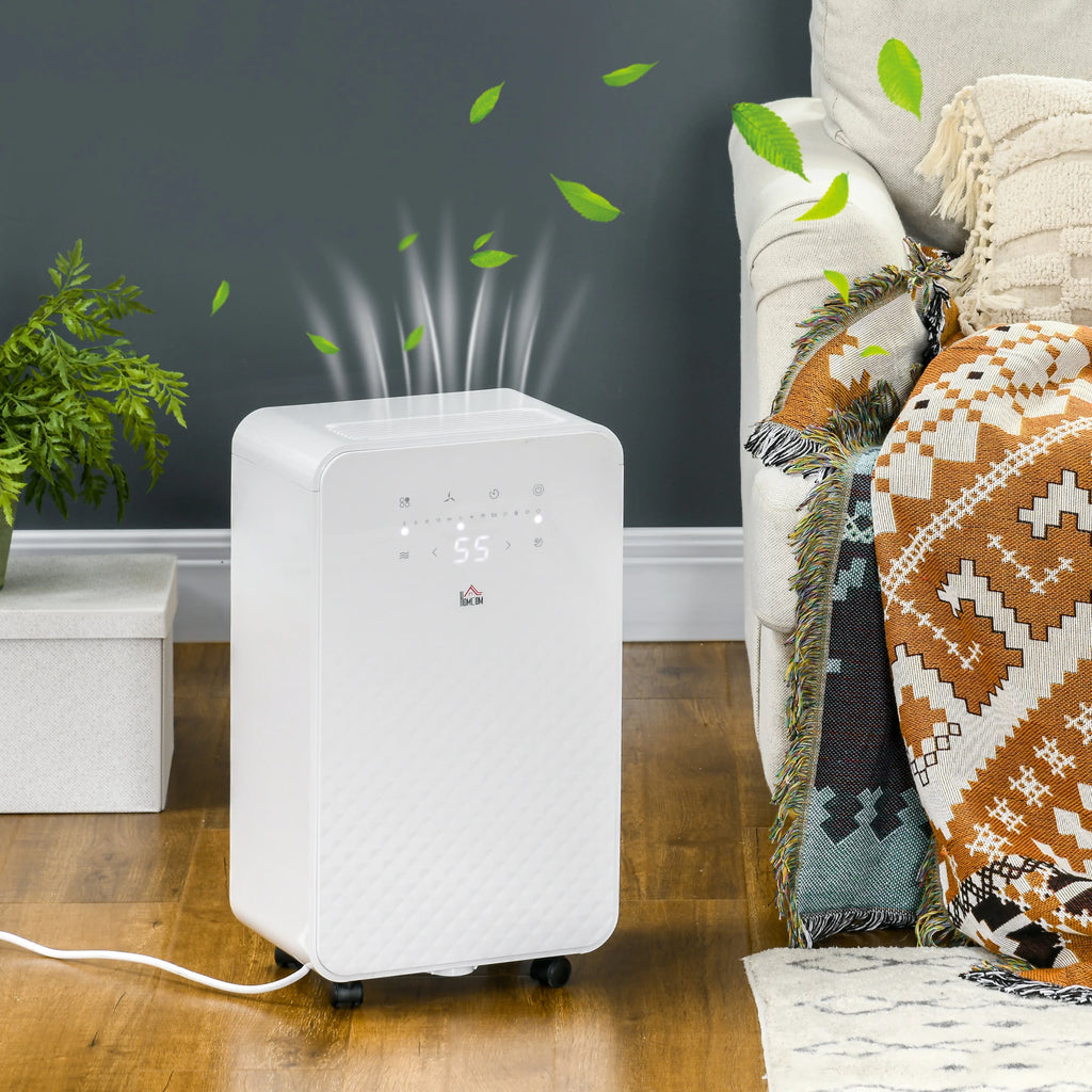 Homcom 10L/Day Dehumidifier & Air Purifier