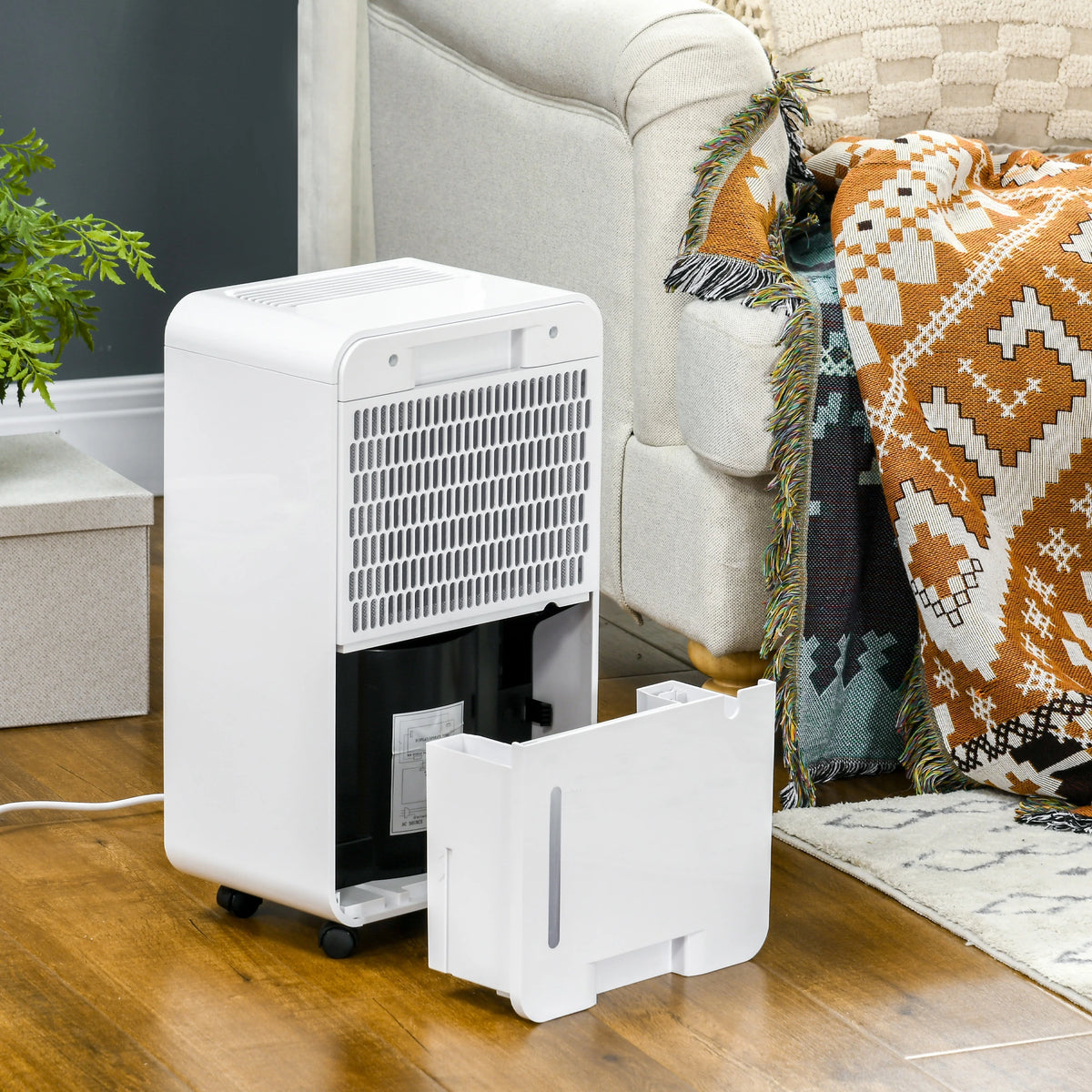 Homcom 10L/Day Dehumidifier & Air Purifier
