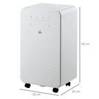 Homcom 25m² 12L/Day Dehumidifier