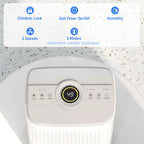 Homcom 18m² 12L/Day Dehumidifier